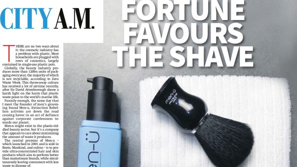 men-u grooming products city am london