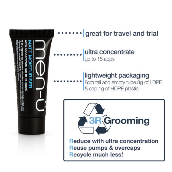 'Buddy' Matt Moisturiser Travel & Trial tube 15ml - Image 5