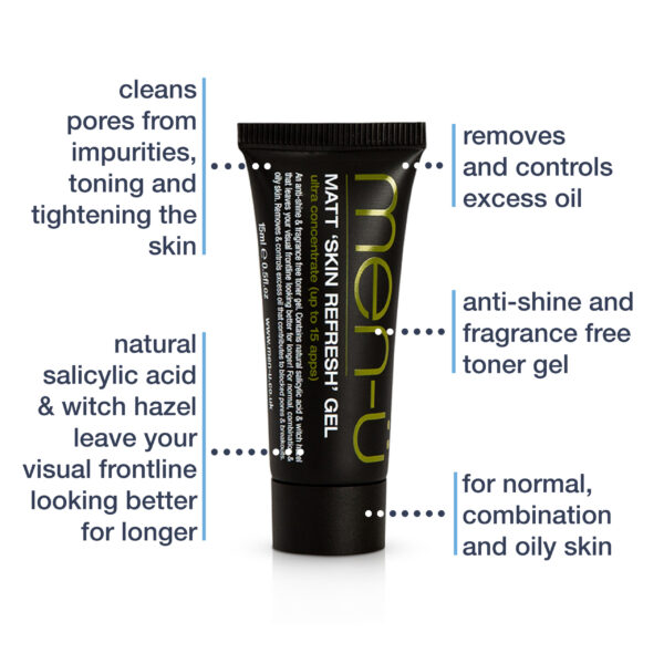 'Buddy' Matt 'Skin Refresh' Gel (Facial Toner Gel) Travel & Trial tube 15ml - Image 3