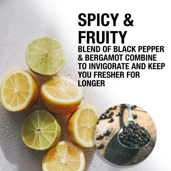 Black Pepper & Bergamot Shower Gel 500ml - Image 4