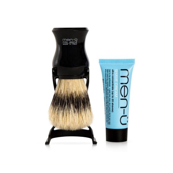 Barbiere Pure Bristle Shaving Brush (Black)