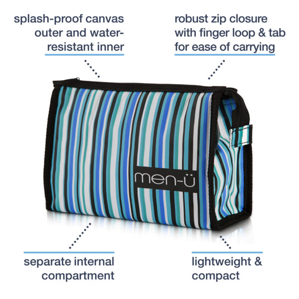 Stripes Toiletry Bag - Image 2