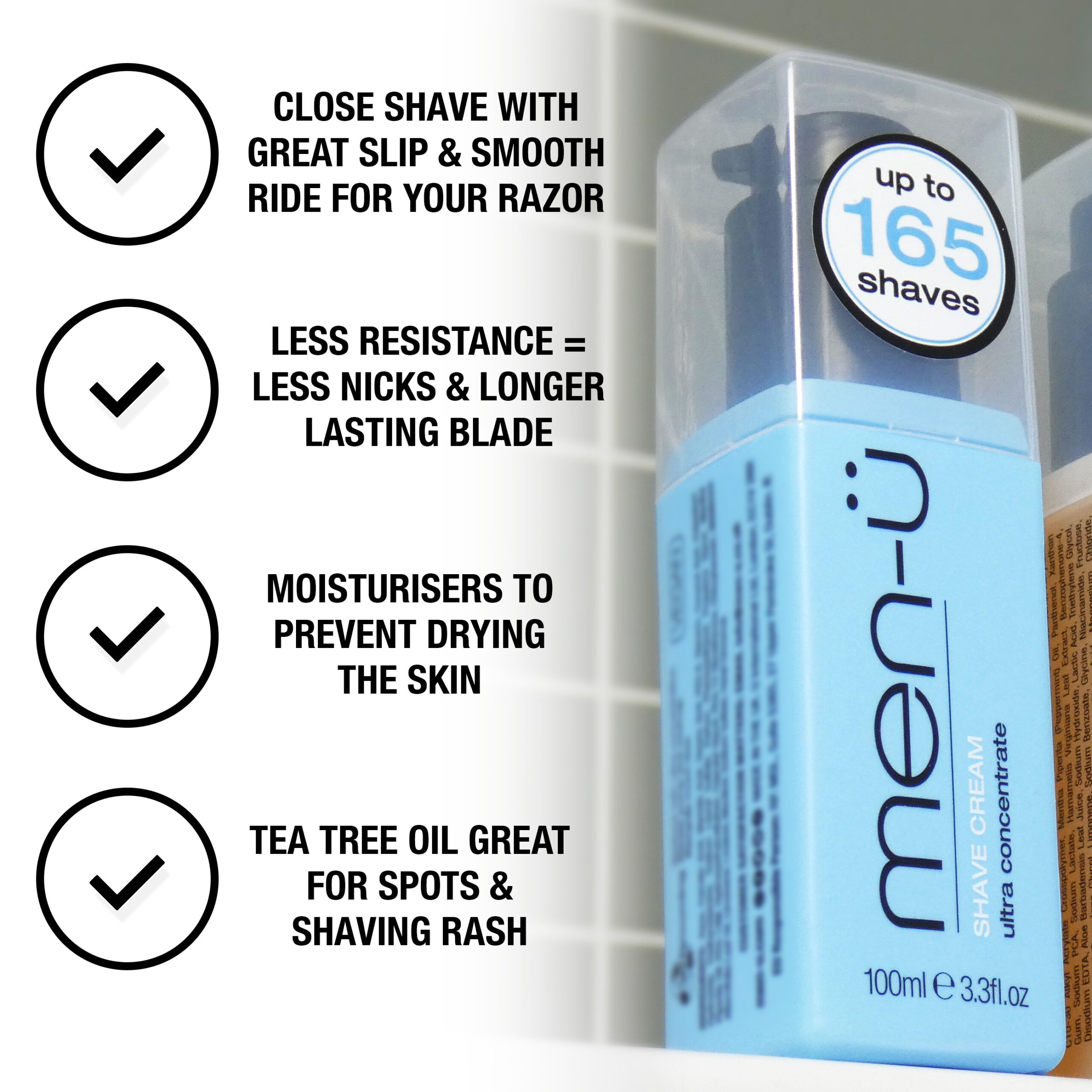 Shave Cream 100ml + Moisturising Balm 100ml - Image 3